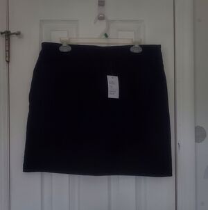 croft & barrow Black Mini Skirt — Classic Straight Silhouette